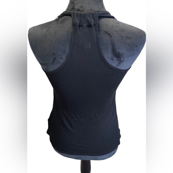 🎉SALE🎉 Romeo & Juliet Couture Tank Top Halter Black Shirt | Size S - Picture 5 of 7
